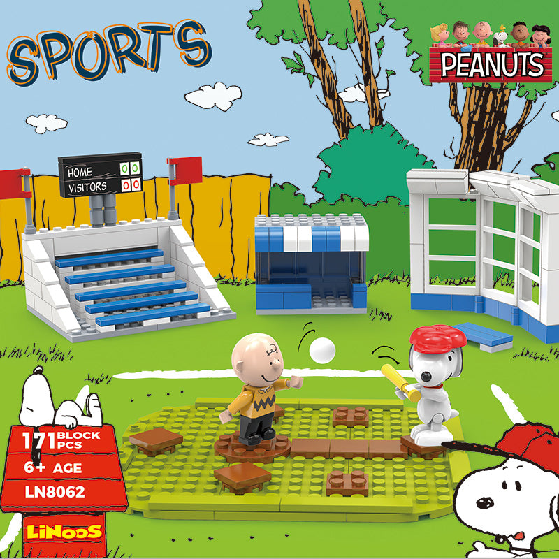Peanuts Snoopy Candy Stand Bricks Set LN8012 – Linoos