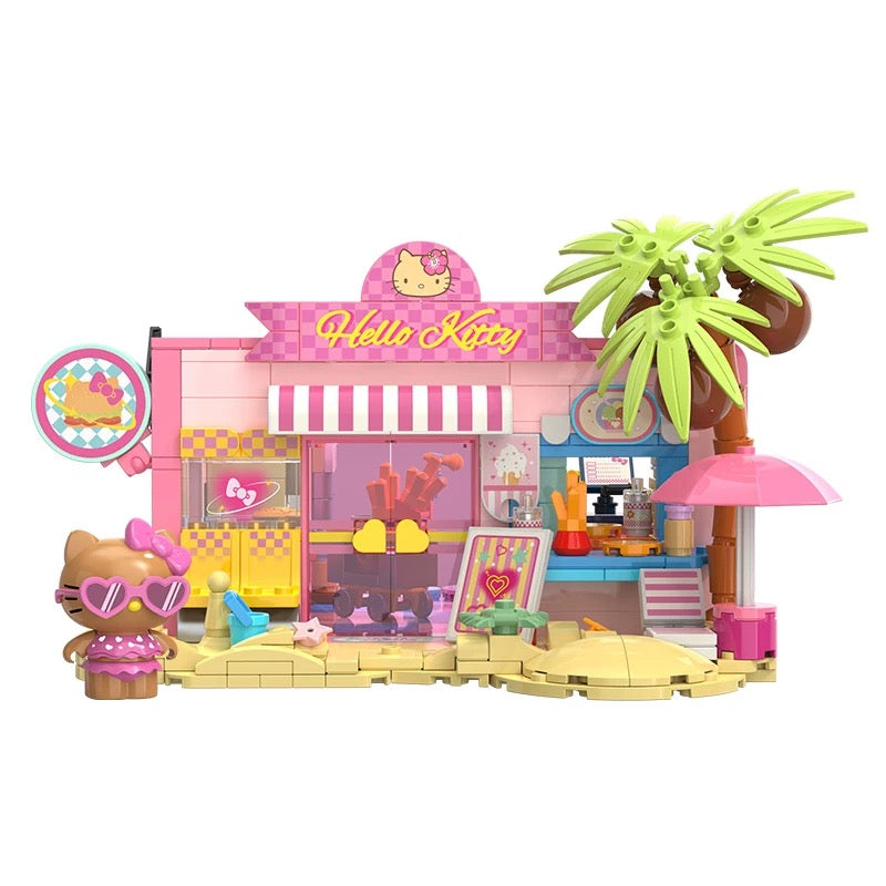 New [TopToy] Hello Kitty Beach Burger Restaurant | Licensed