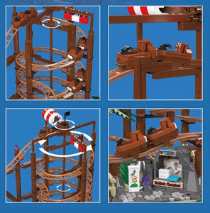 [Mould King] Double Helix Roller Coaster | 11013