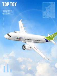 [Toptoy] C919 Commercial Airliner and  CRH Railway High-Speed Train |