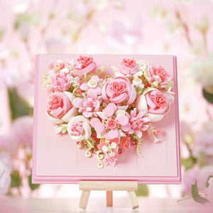 [Wekki] Flower Love Frame -Mini Brick Size- | Limited